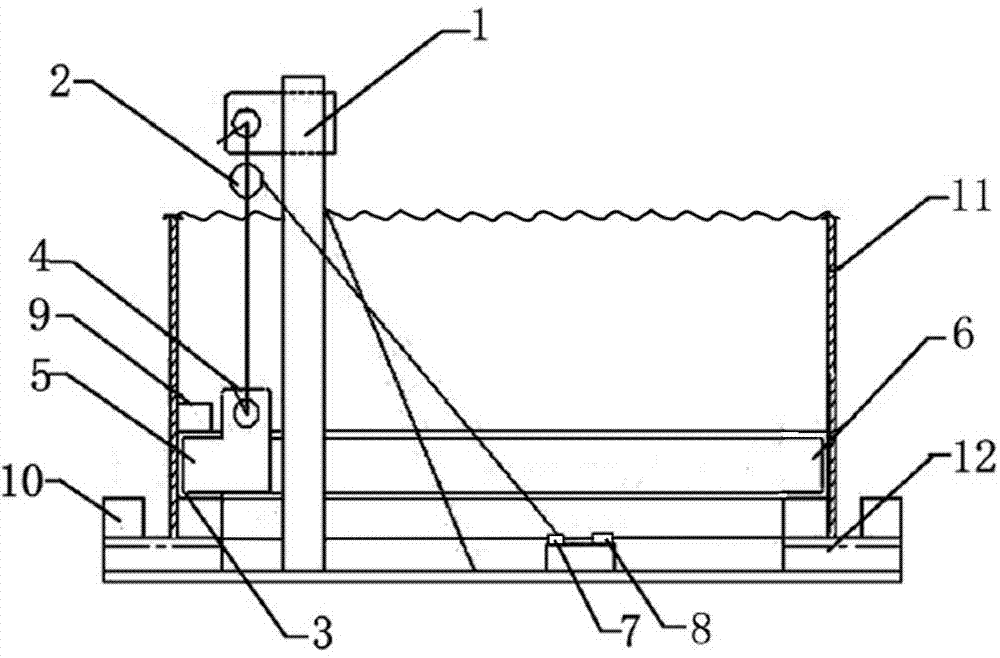 Tank body assembling electric lifting system by flip chip method and hoisting method thereof
