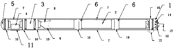 High-coupling in-hole seismic wave receiving device fast to install and recover and detection method