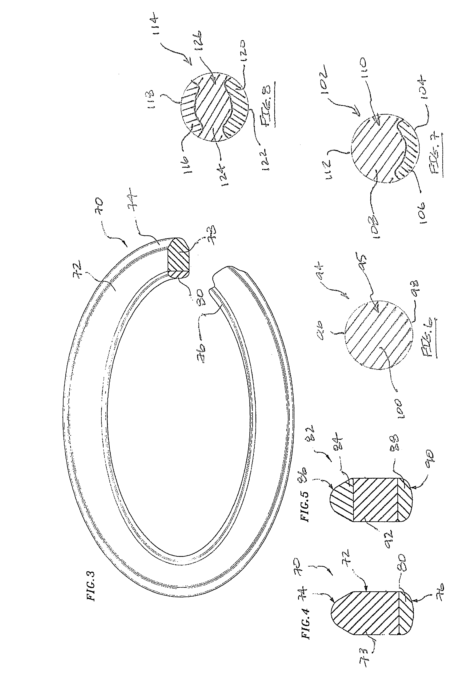 Seal comprising elastomeric composition with nanoparticles