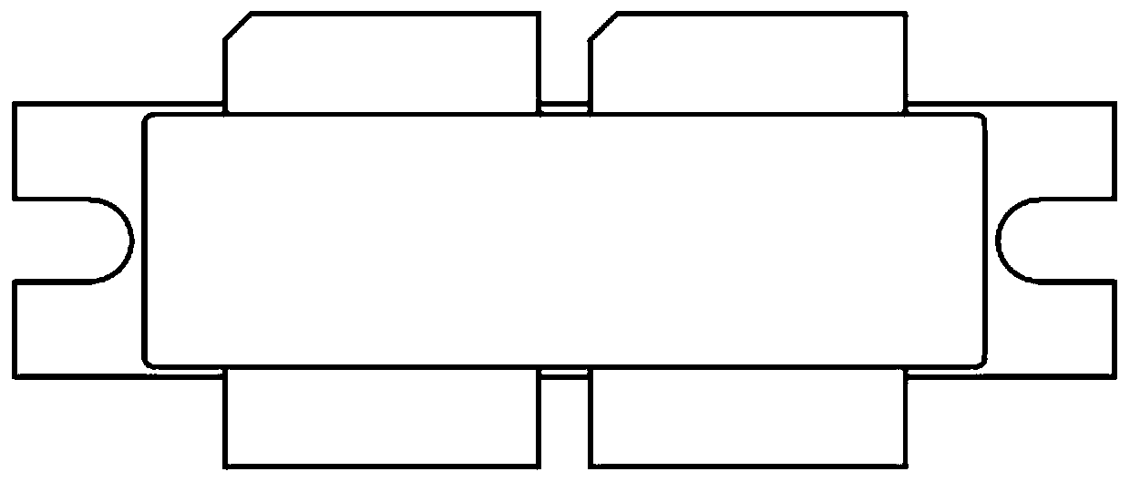 Mounting and fixing structure of an independently packaged radio frequency power amplifier chip