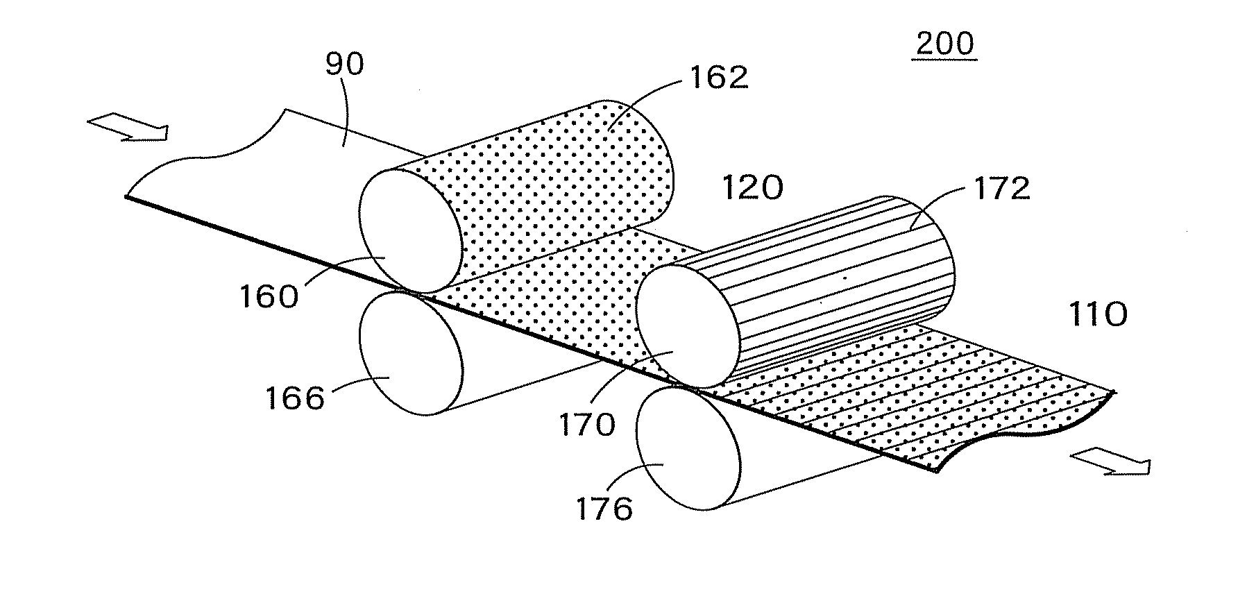 Embossed release paper and process for producing the same