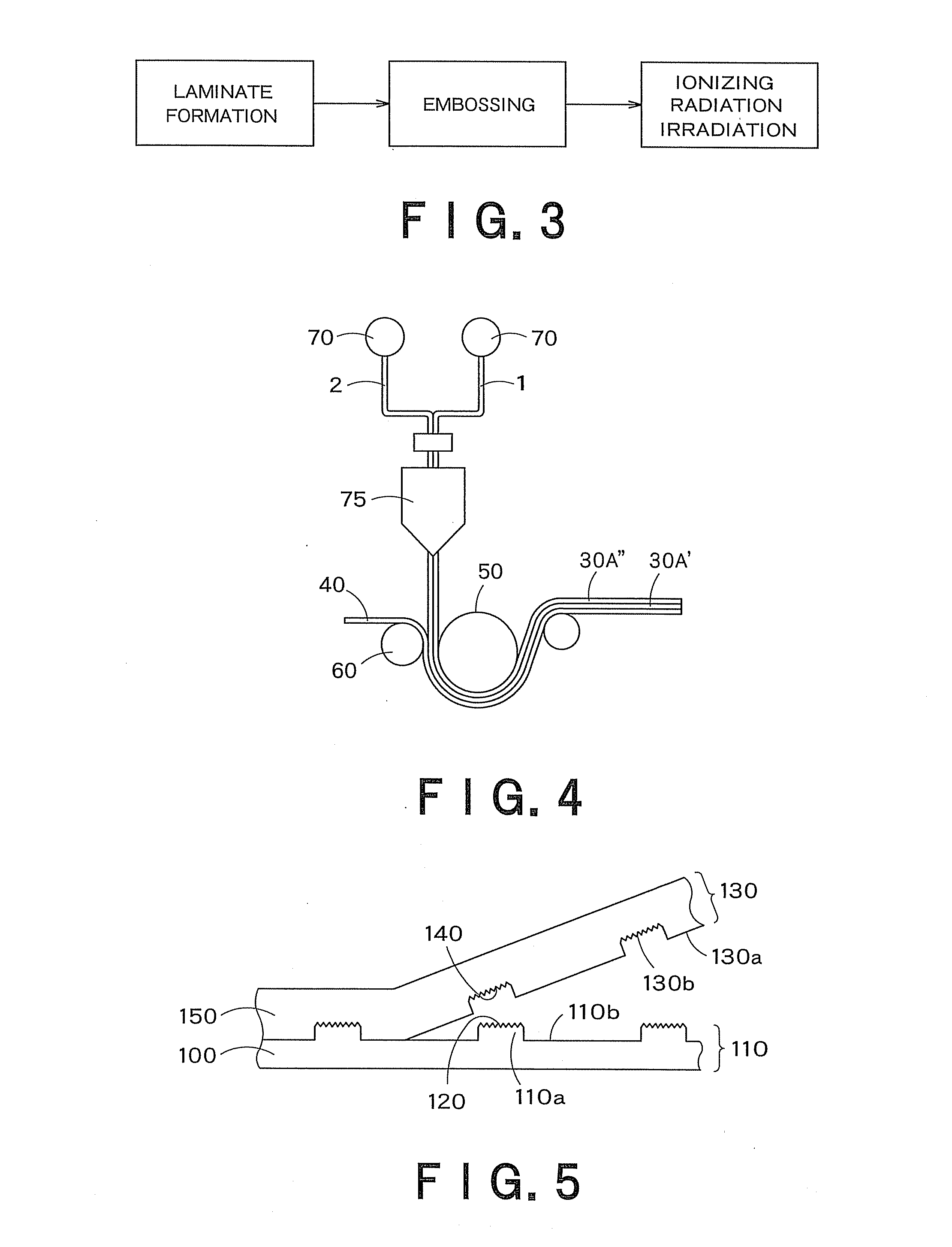 Embossed release paper and process for producing the same