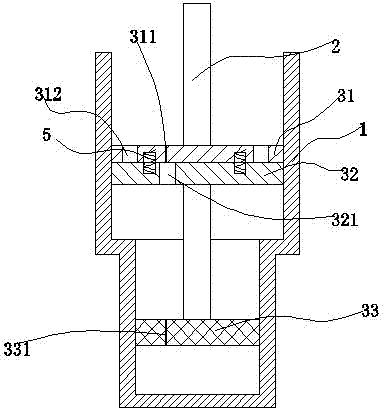 Damper with automatic damping adjusting function