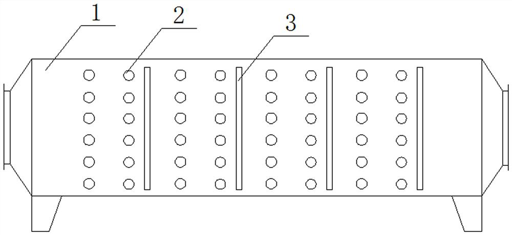 Configuration structure of photo-oxygen purification equipment processing module