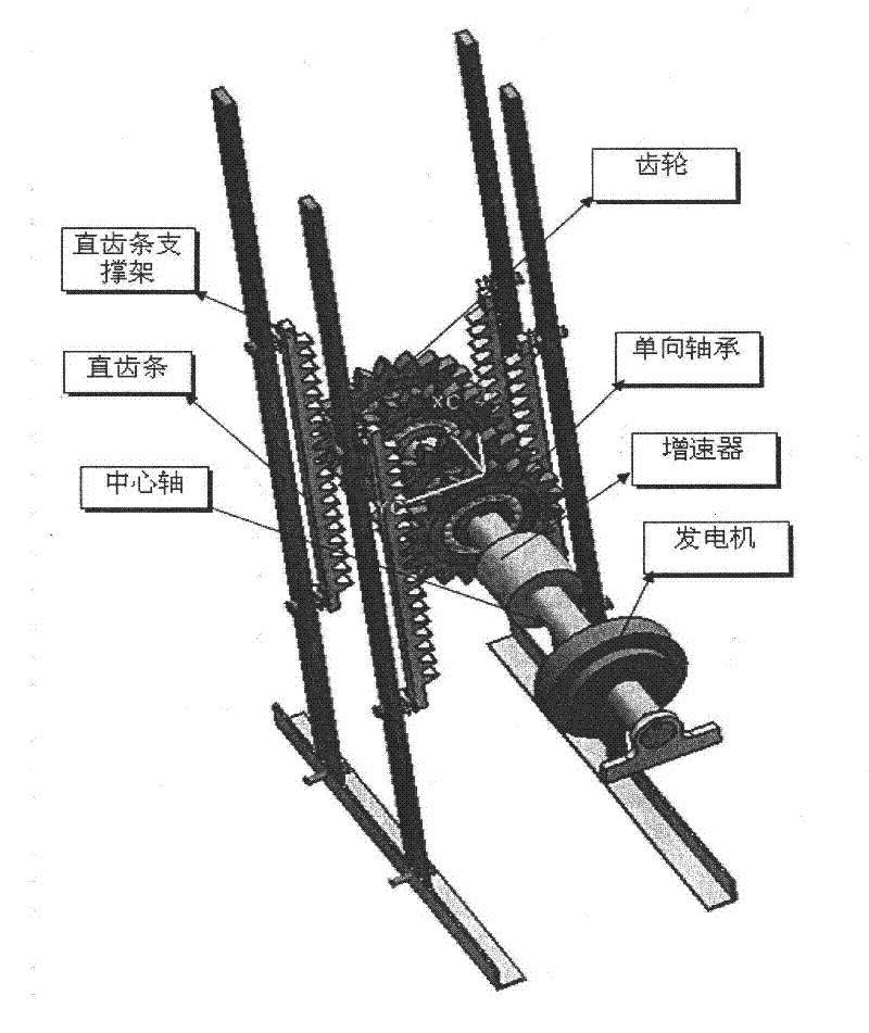 Method for applying pre-tightening force of tension spring to kinetic energy generation of electric automobile
