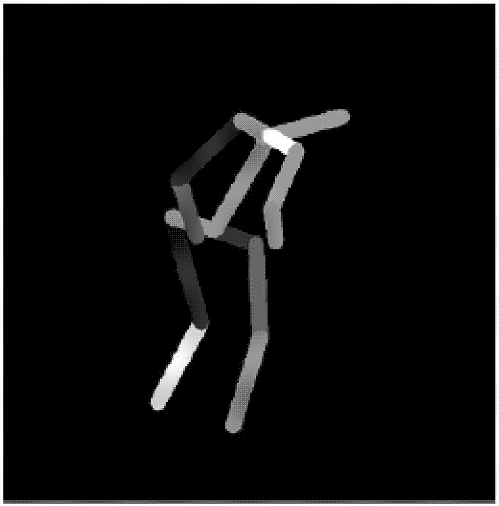 Skeleton graph regression-based three-dimensional human body posture estimation method