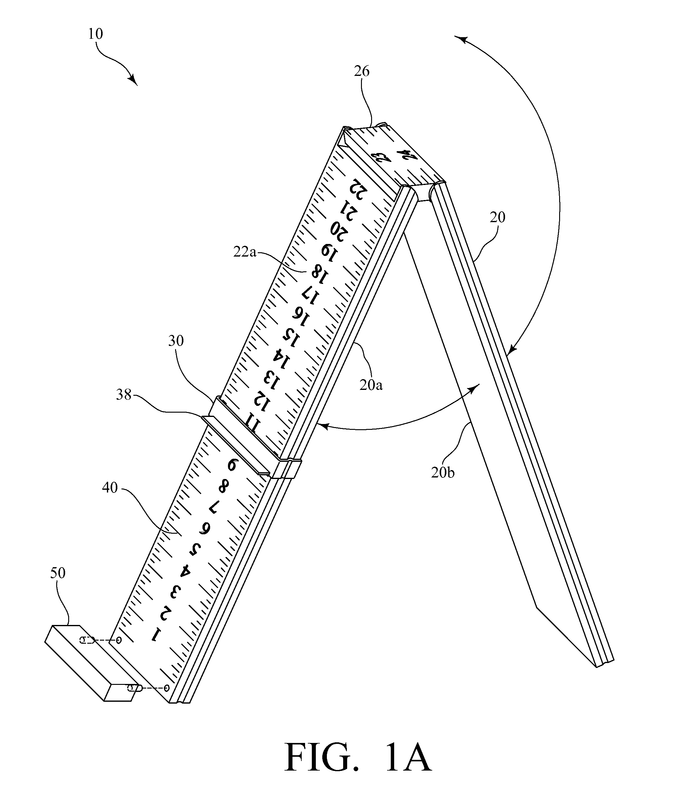 Measurement device for assessing knee movement