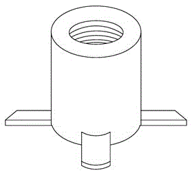 Installation structure of small size veneer building materials