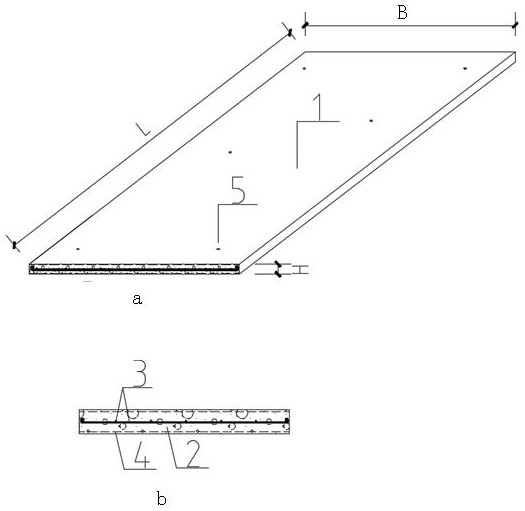 Few-support steel wire mesh reinforced microporous concrete non-dismantling bottom formwork and construction method thereof