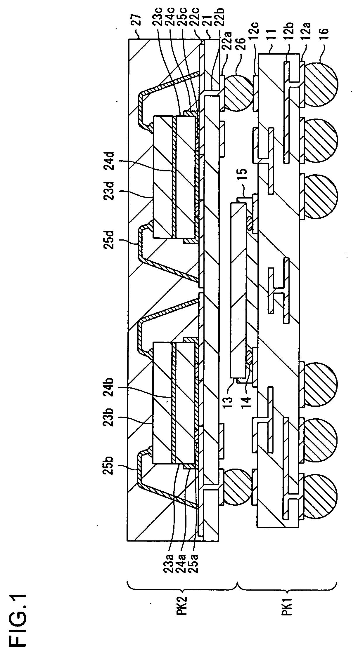 Semiconductor device, electronic device, electronic apparatus, and method of manufacturing semiconductor device