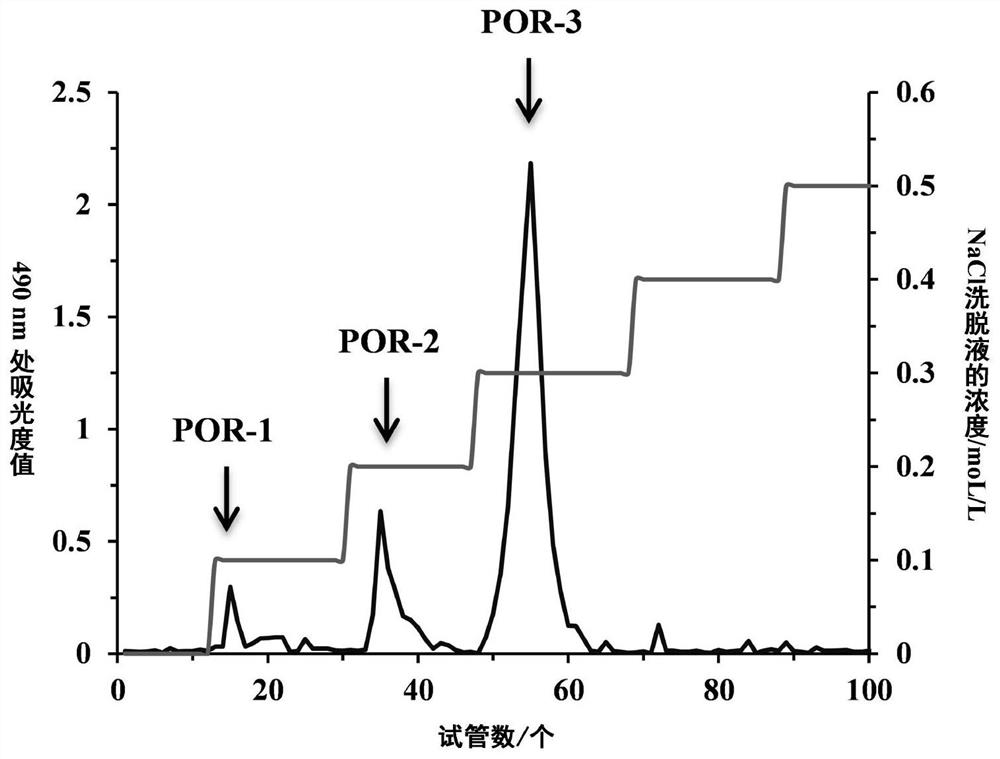 A kind of wood frog oil polysaccharide component and its application