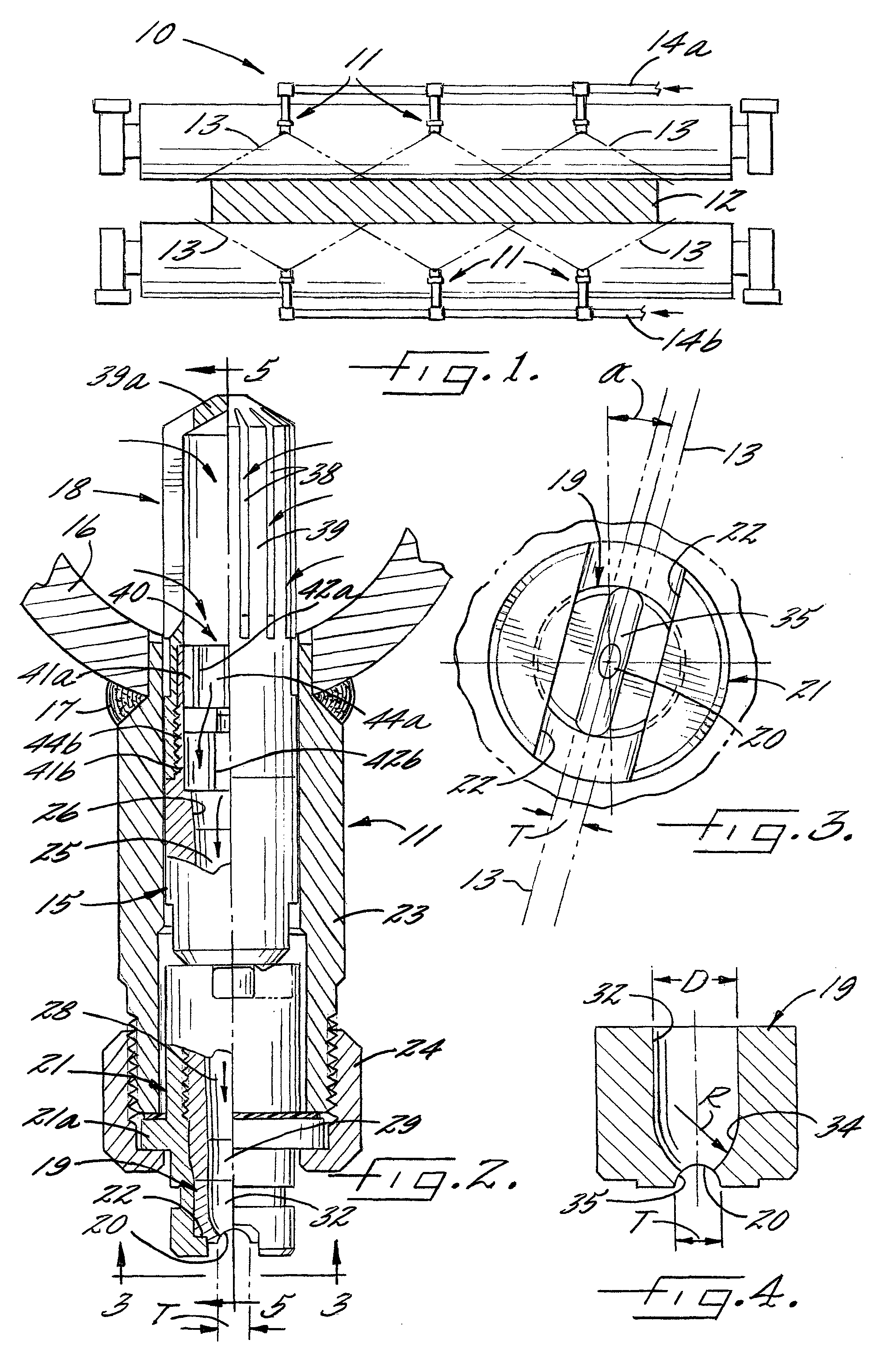 Descaling spray nozzle assembly