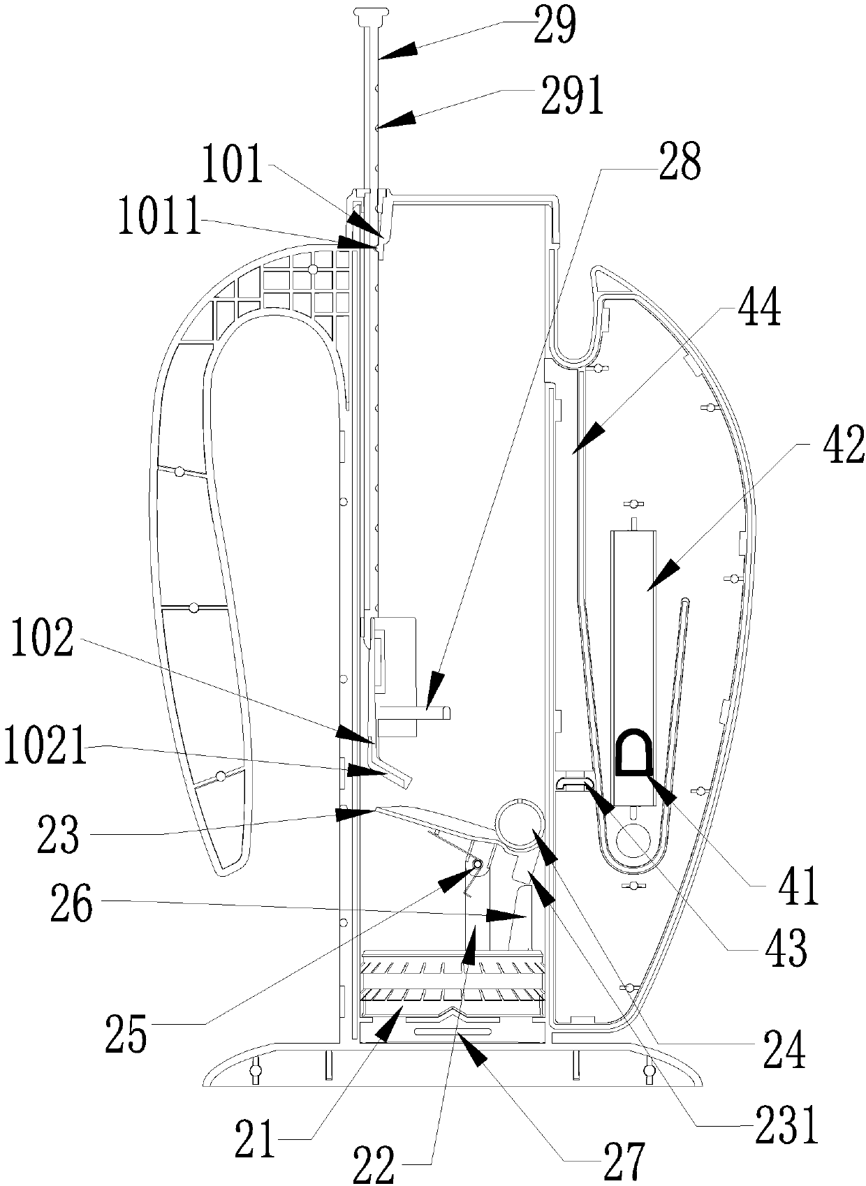 Breathing training apparatus and application method thereof