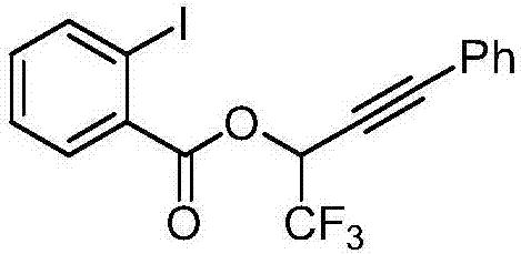 Method for synthesizing second-level trifluoromethyl propargyl alcohol