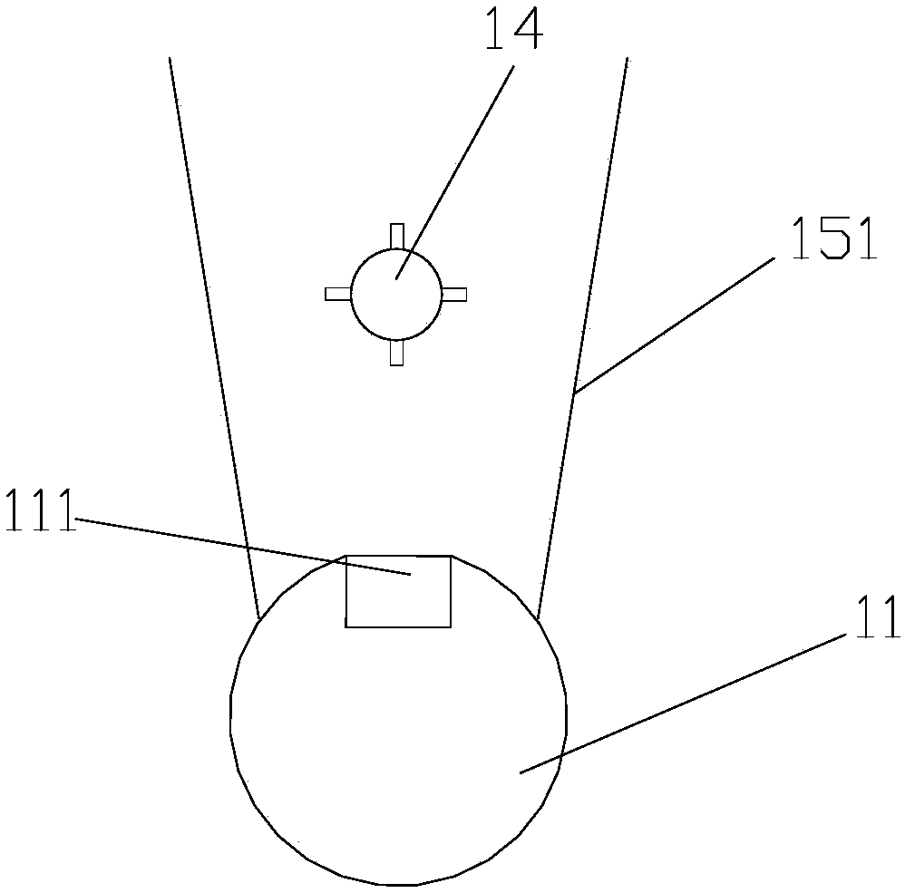 An automatic discharging device and a feeding device