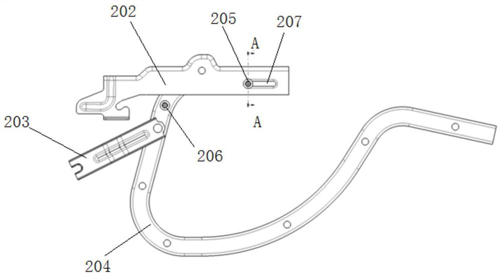 Hinge structure for automobile trunk lid and automobile