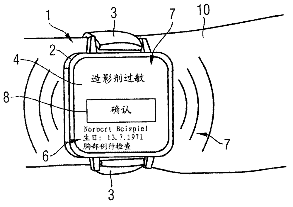 Mobile information and control device, and method for use thereof
