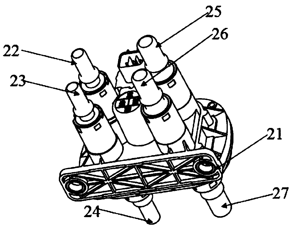 Split electronic delay control fuel oil heating system