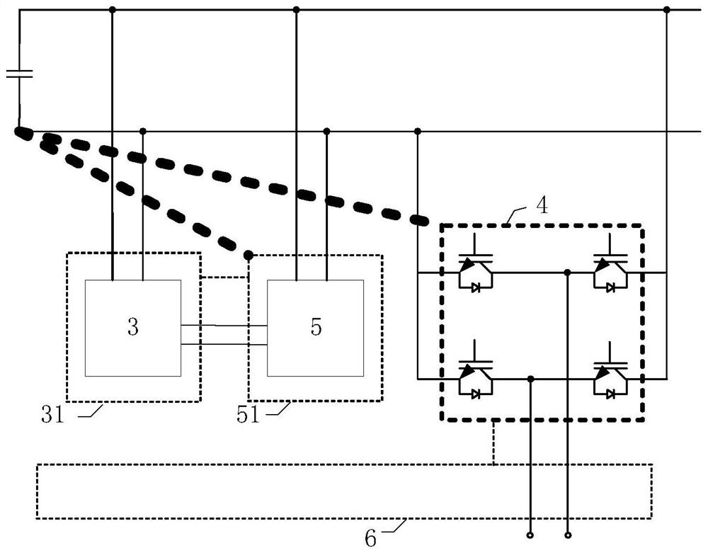 Modular multi-level sub-module, valve tower and AC withstand voltage test method