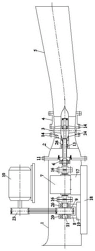 A Shaft Type Tubular Flow Pump Apparatus for Model Test