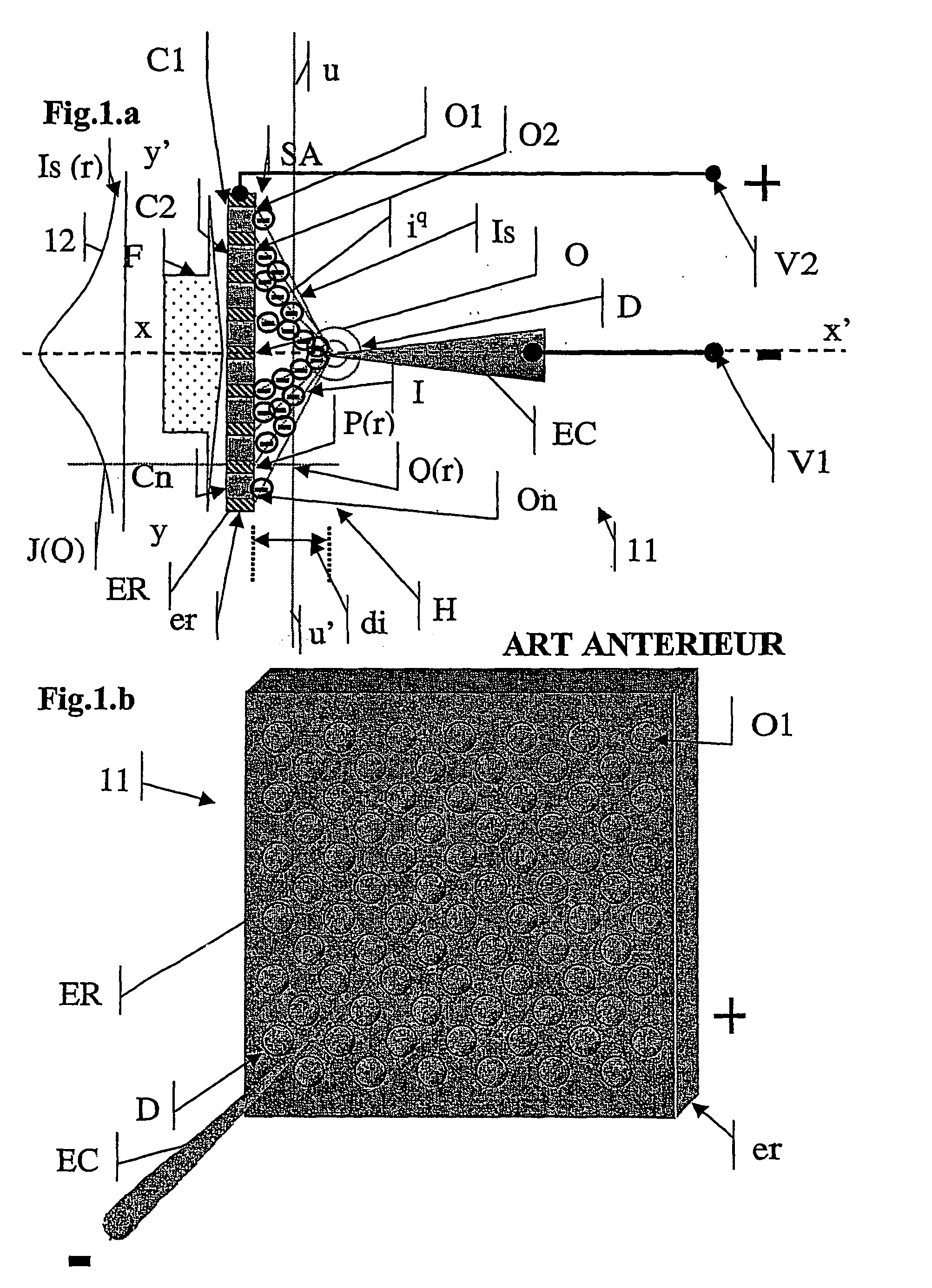 Electrostatic device for ionic air emission