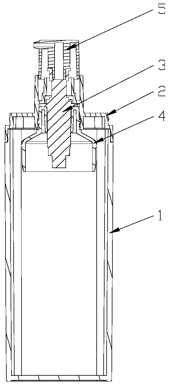 Vacuum pumping-out bottle