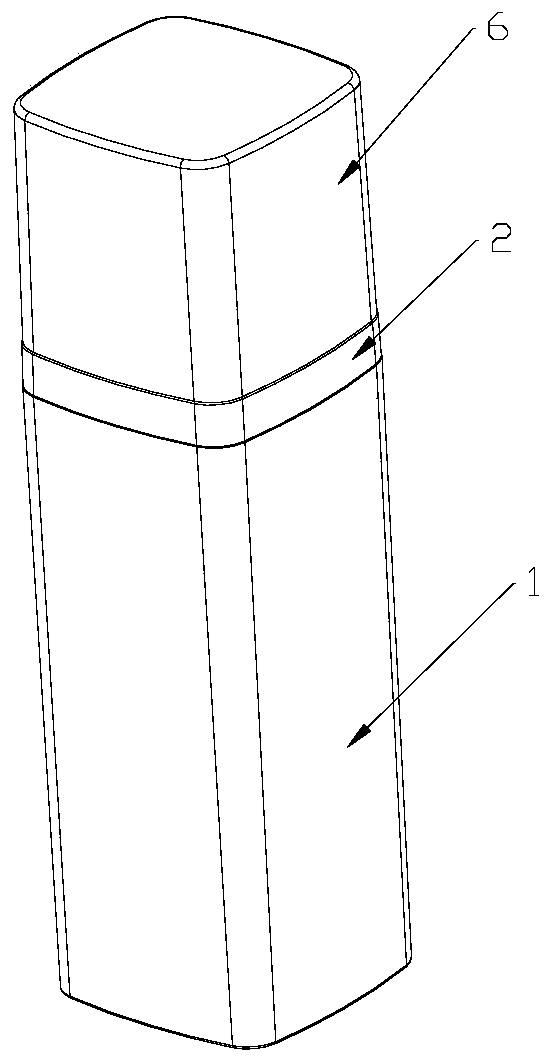 Vacuum pumping-out bottle