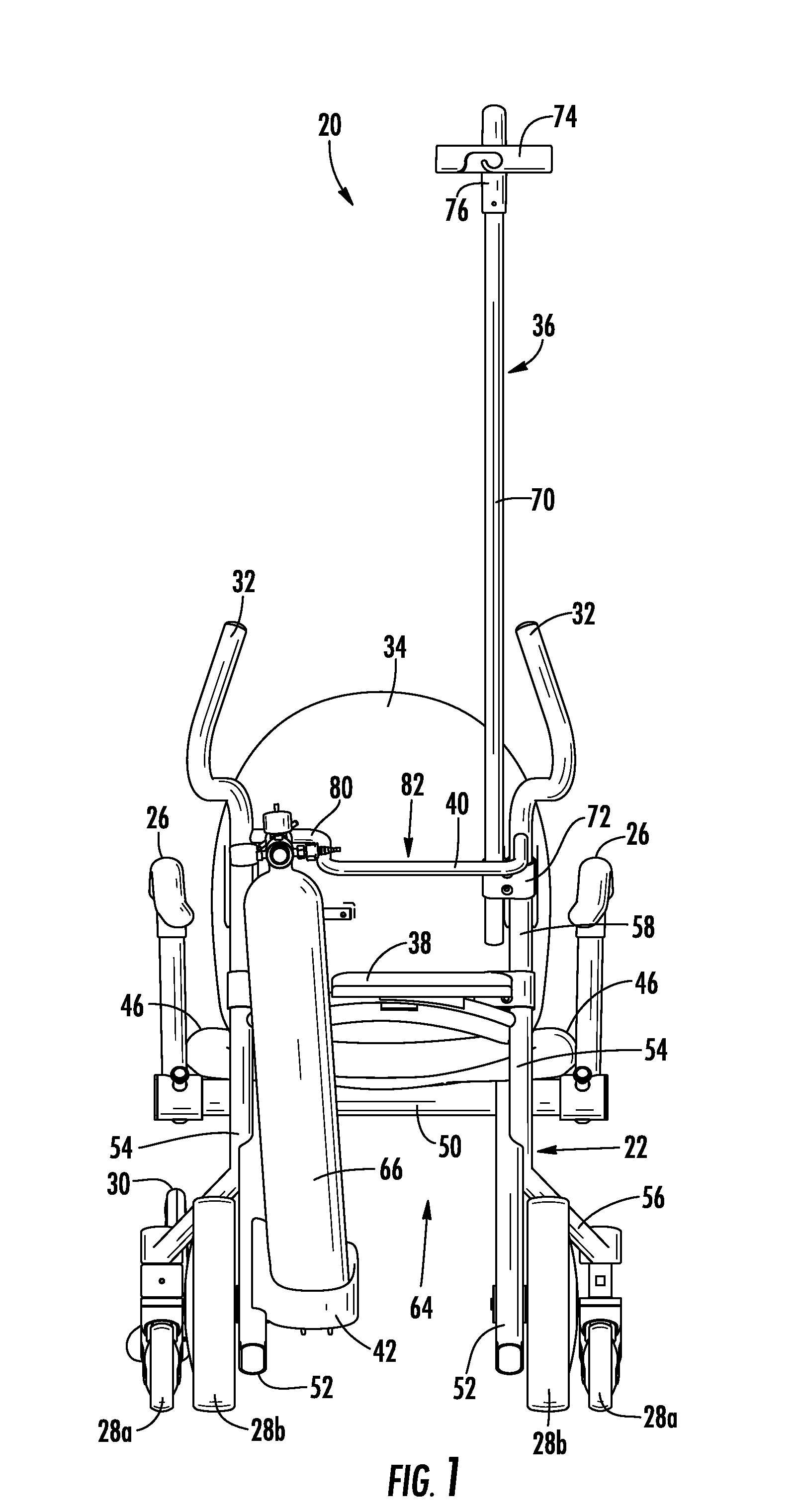 Brakes for mobile medical device