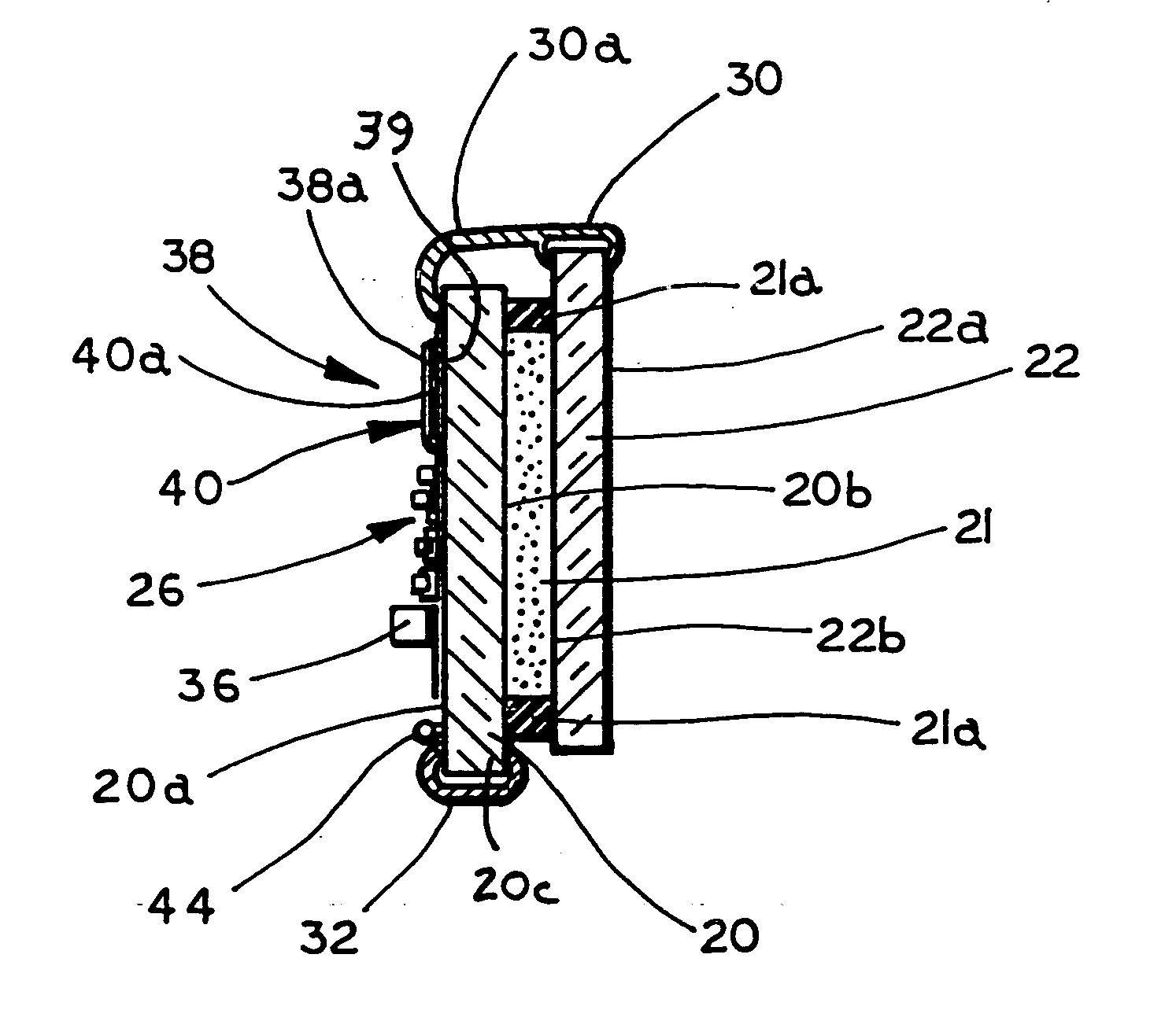 Mirror reflective element assembly including electronic component