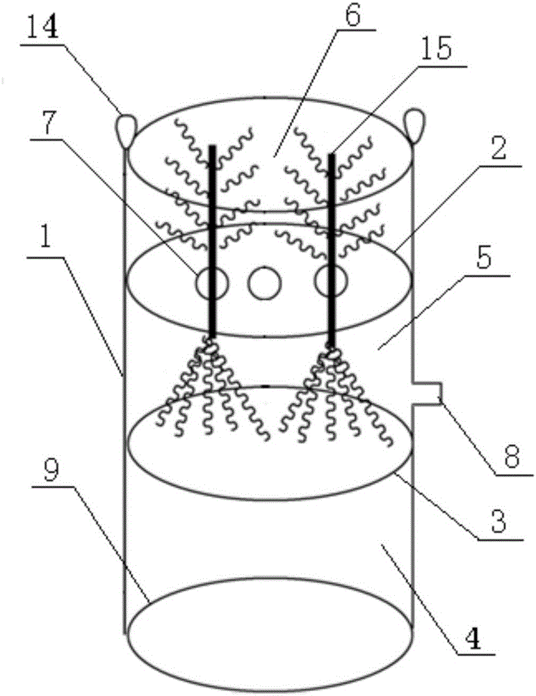 Root box for submerged plant cultivation and rhizosphere microcell DGT test and use method thereof