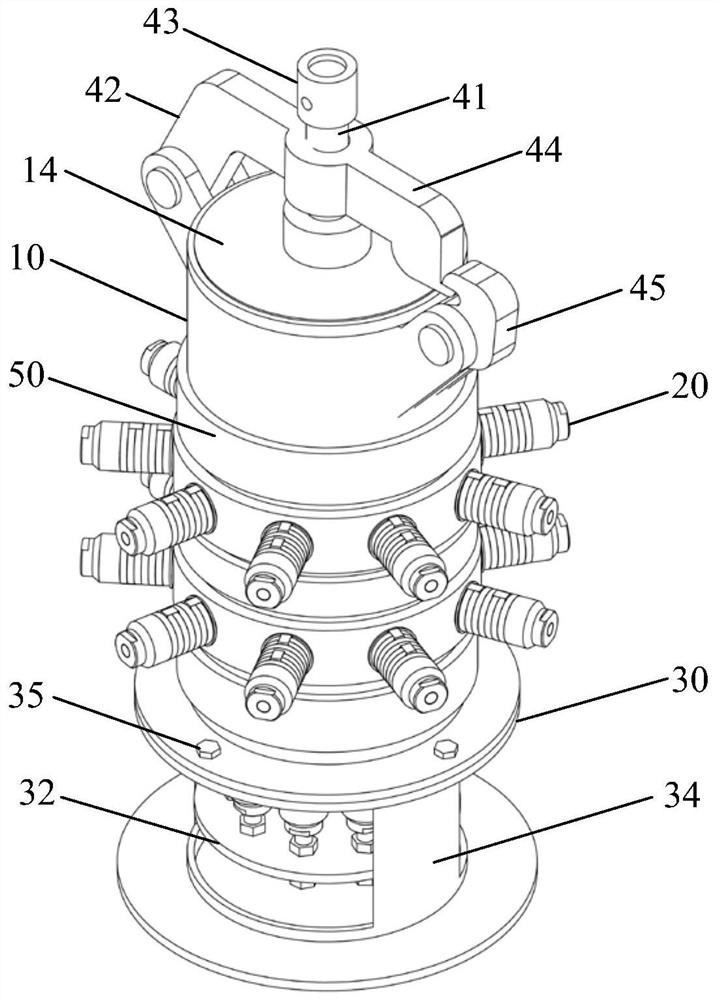 Closed high-energy elastic wave reduction and homogenization component residual stress device