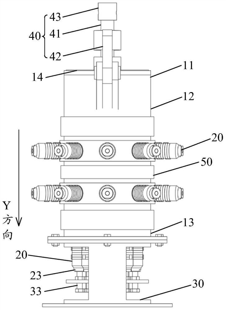 Closed high-energy elastic wave reduction and homogenization component residual stress device