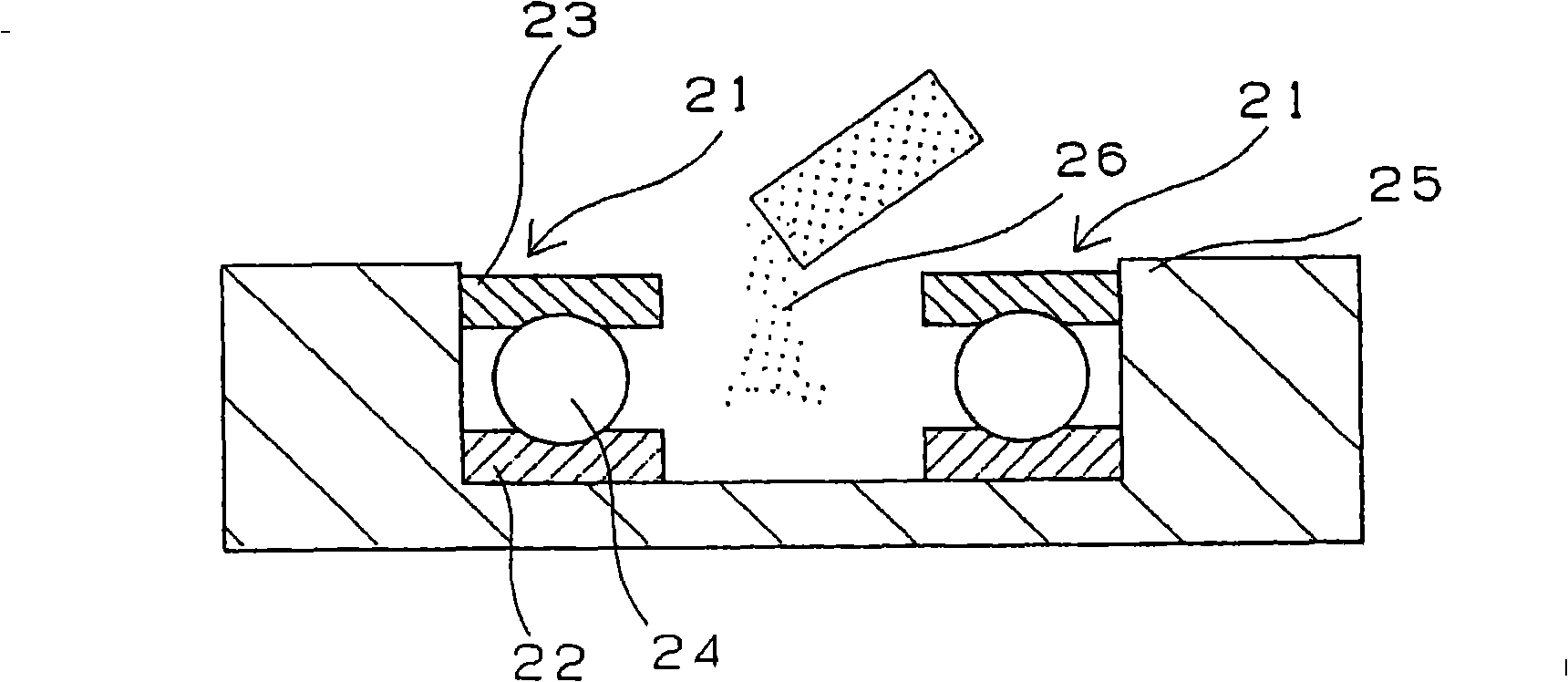 Porous solid lubricant, bearing, and constant velocity universal joint