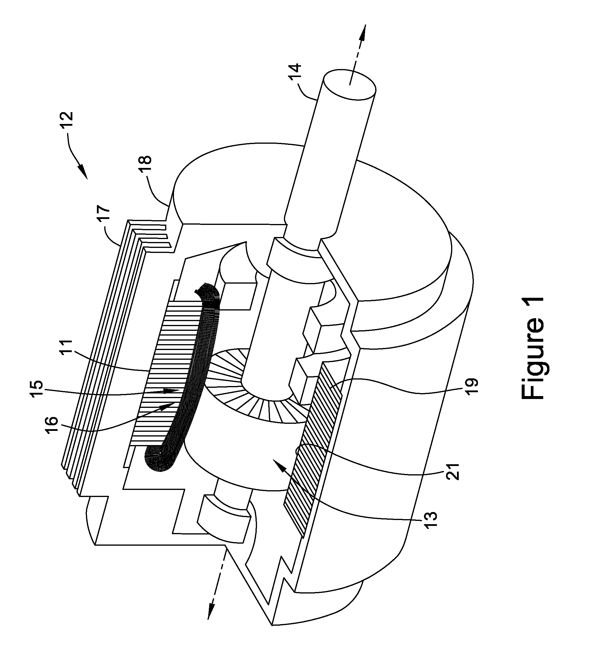 Motor, controller and associated method