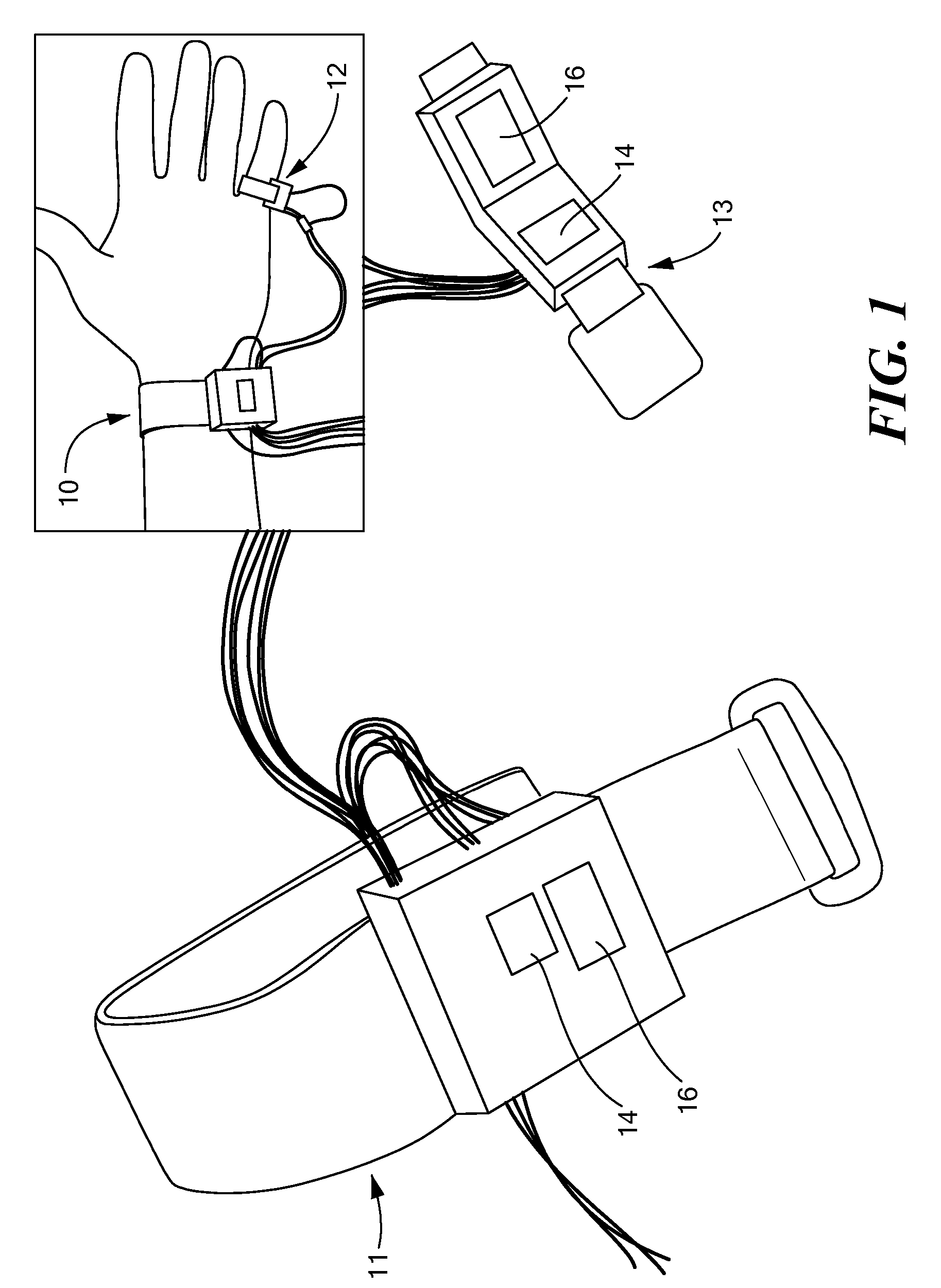 Wearable pulse wave velocity blood pressure sensor and methods of calibration thereof