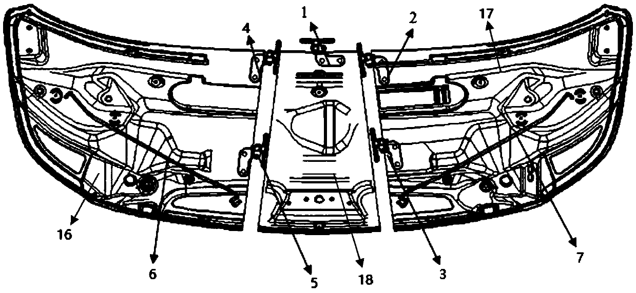 Engine compartment cover of vehicle and vehicle