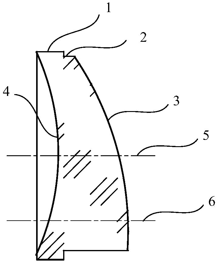 Curved prism, curved prism assembly and processing method thereof