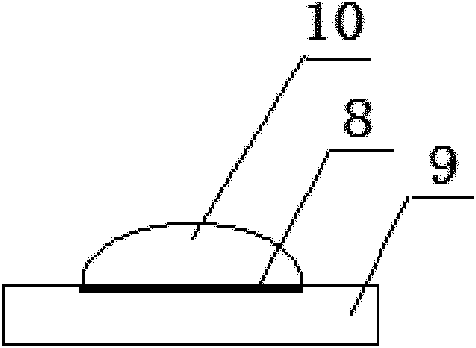 Method for quickly erasing and writing conductive PVDF (Polyvinylidene Fluoride) layer through water film