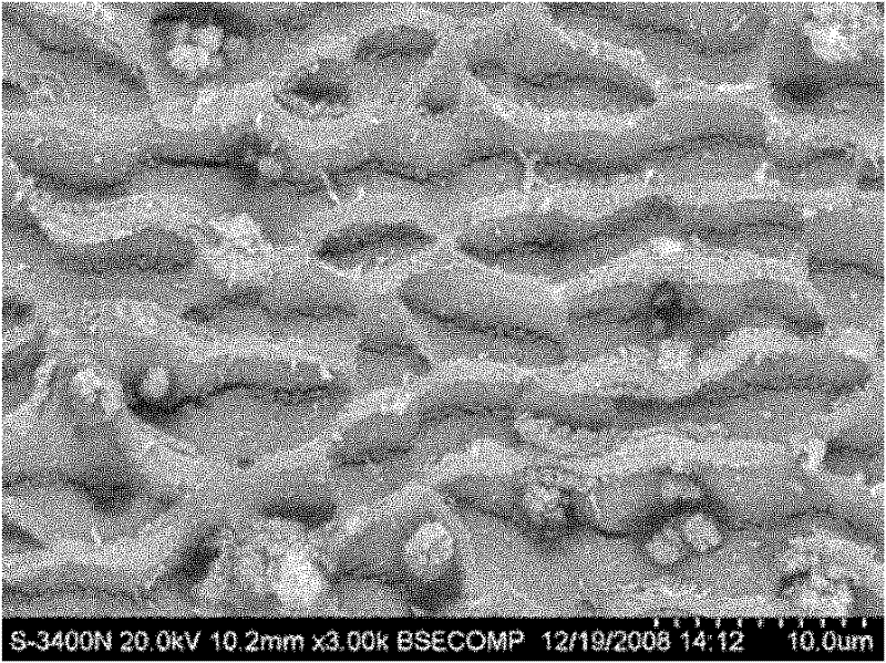 Method for quickly erasing and writing conductive PVDF (Polyvinylidene Fluoride) layer through water film