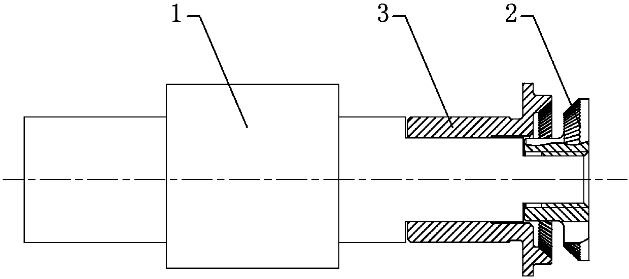 Conical tooth clutch assembly and machining technology thereof