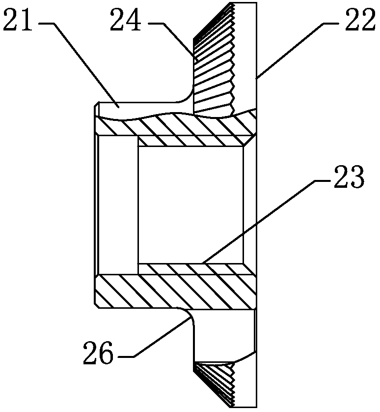 Conical tooth clutch assembly and machining technology thereof