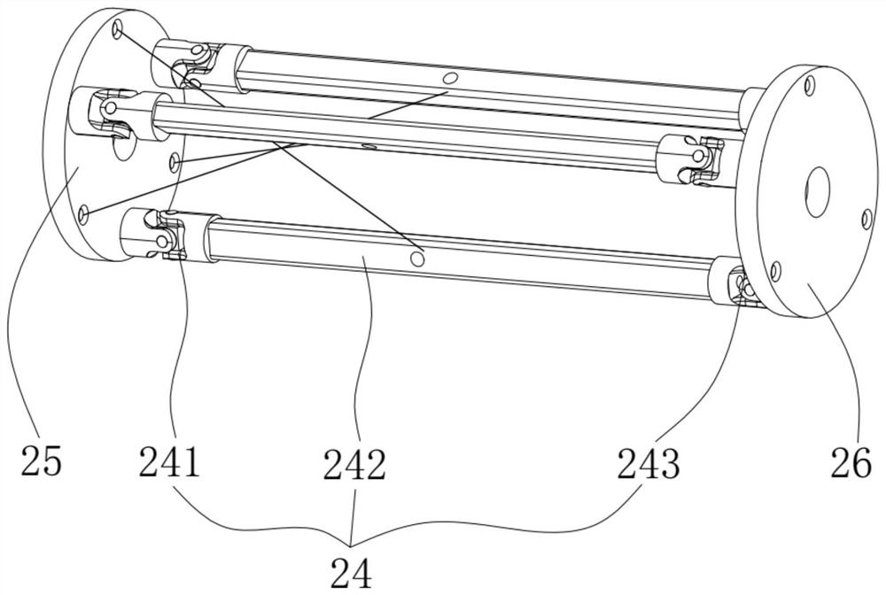Large-load long-distance radiation-resistant high-precision snakelike arm