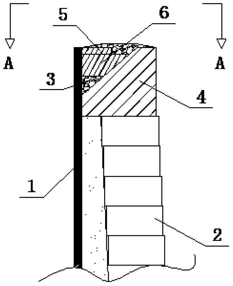 Steel ladle edge covering structure