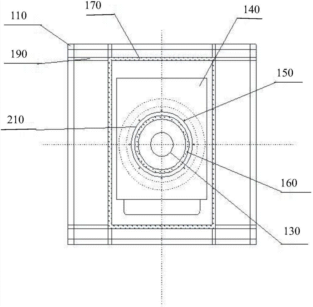 Dust suppression device for slag-tapping or ash-discharge process of power plant