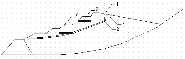 Network type seepage discharging device in transverse direction, longitudinal direction and vertical direction