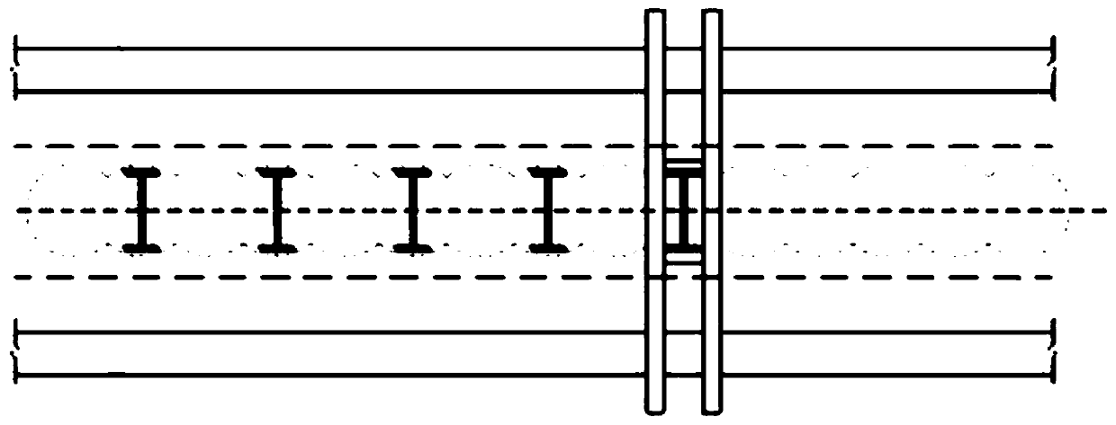 Application method of construction method pile enclosing to comprehensive pipe gallery foundation pit