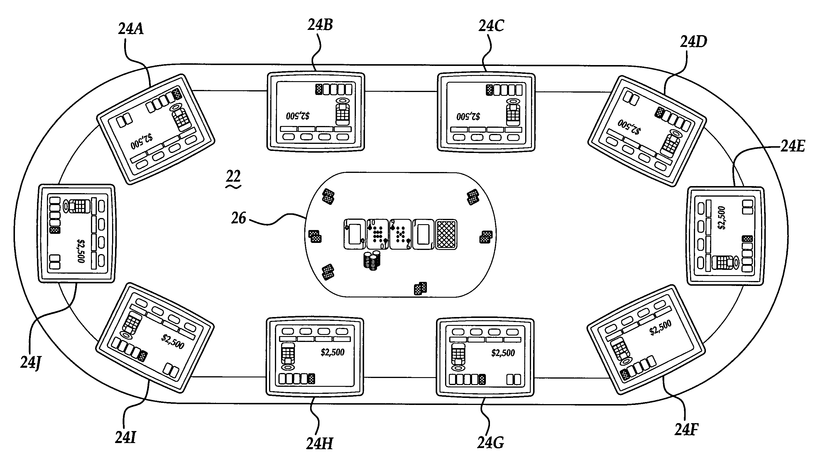 System and method for providing an electronic card game