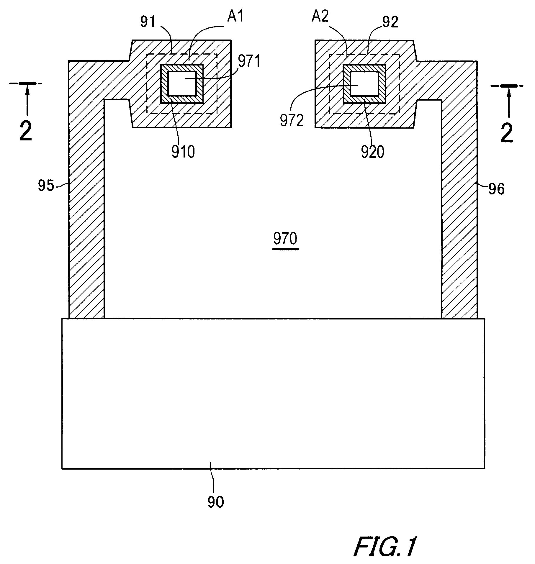 Thin film device with lead conductor film of increased surface area