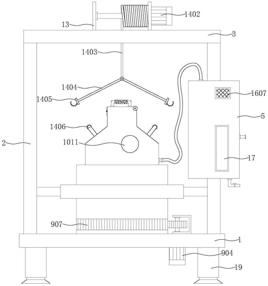 Die casting raw material melting device for automobile accessory production