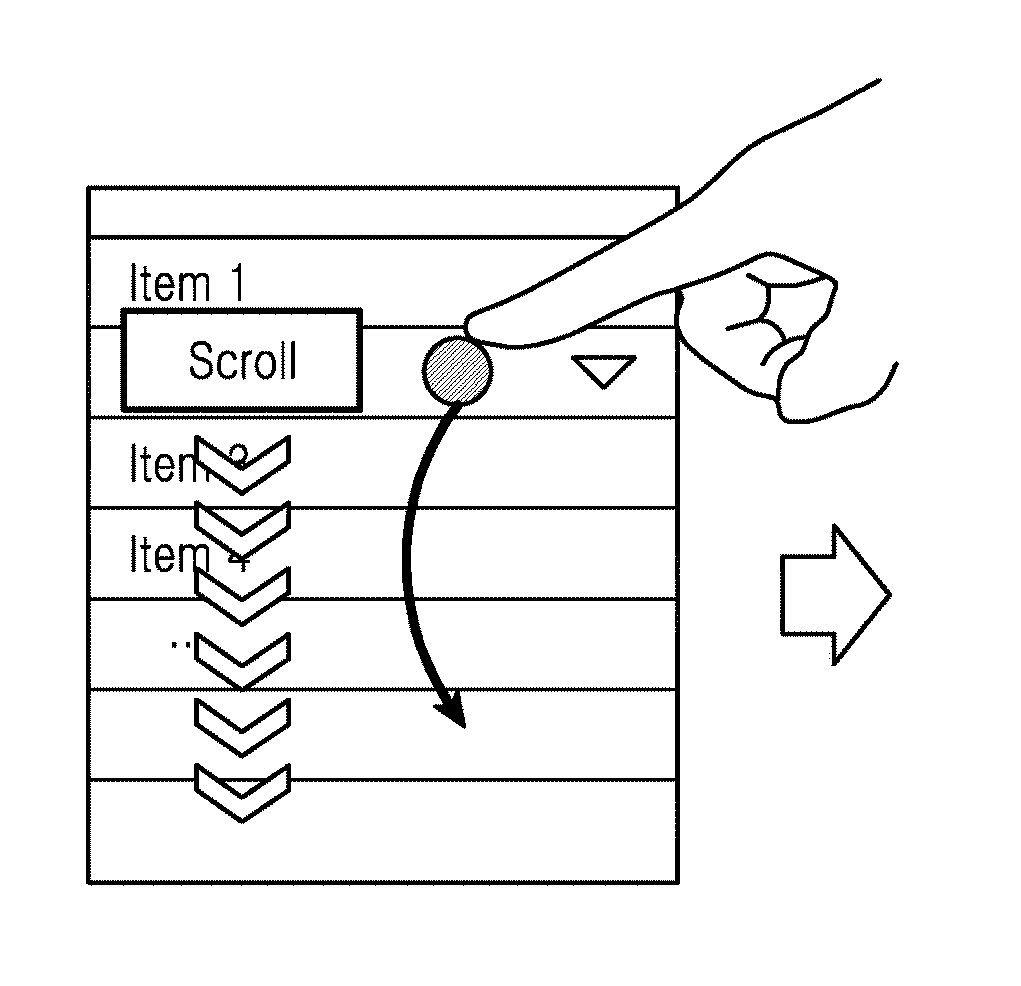 Method and apparatus for controlling user interface by using objects at a distance from a device without touching